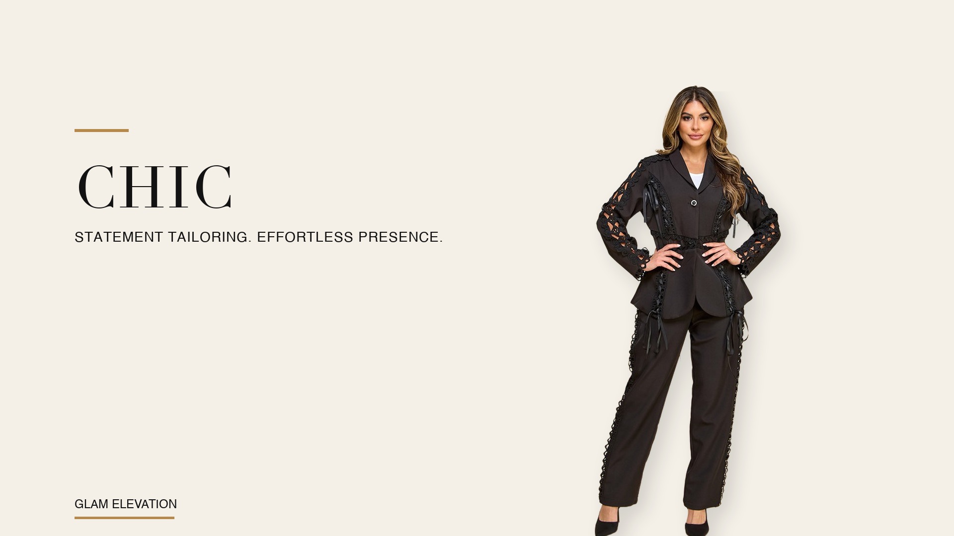 GlamElevation—chic, elegance and confidence. Shop the collection.